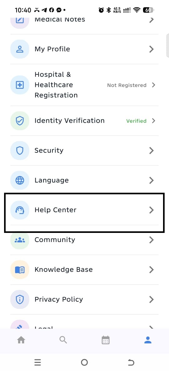 How to Contact Nexa Nurse Support Through the App