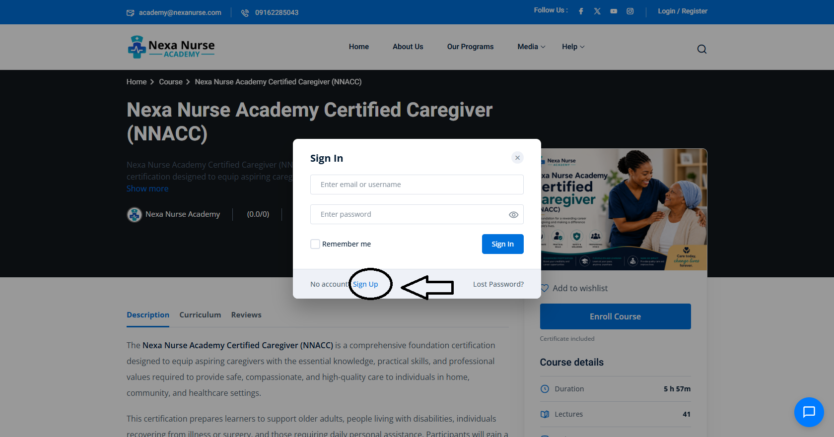Nexa Nurse Academy Certified Caregiver (NNACC)